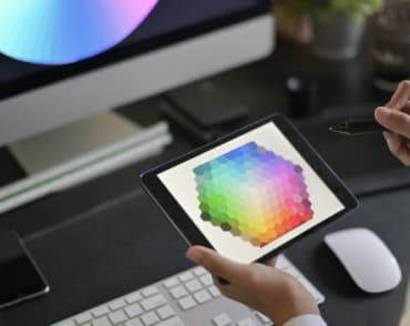 Tablet in a hand